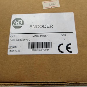 Encoder AB 845T-DB13EFW-C, Sensor de Movimiento Industrial, Hecho en EE. UU., Certificado CE - Product Image 1