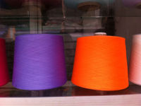 China Factory 100% Polyester Spun Yarn Knit Yarn Supplier Glove Yarn