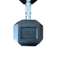 Vente en gros en Chine Fabricant personnalisé Poids libre Gym 3-100 LB 1-60 KG Ensemble Poignée en métal Fonte Caoutchouc Hex Hexagone Haltère
