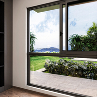 Ventanas Corredizas Modernas de Aleación de Aluminio Lineales, Minimalistas, Resistentes a Huracanes, Insonorizadas, con Gran Ventilación, Aislamiento Térmico y Energía