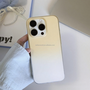 Coque de téléphone portable personnalisable en PC anti-chute magnétique transparente effet givré dégradé pour iPhone 16 Pro Max - Product Image 4