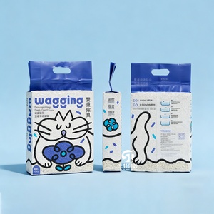 ถุงใส่ทรายแมวแบบกำหนดเอง วัสดุไนลอนหนาพิเศษ ทนทานต่อการเจาะ ปิดผนึกสุญญากาศ พิมพ์กราเวียร์ บรรจุภัณฑ์ PET สำหรับซูเปอร์มาร์เก็ต - Product Image 4