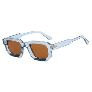 Lunettes de soleil carrées à petite monture, style rétro européen et américain, simples et hautement tendance, pour femmes - Product Image 6