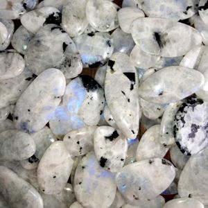 Piedra de Luna de arcoíris Natural, piedra preciosa curativa de cabujón, piedra preciosa de Palma de cristal curativo, venta al por mayor - Product Image 2