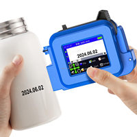 Mini Impresora Portátil de Mano Tij, Codificador de Inyección de Tinta de Media Pulgada para Plástico, Metal, Cuero y Madera, Impresión de Número de Lote, Fecha de Caducidad y Código de Barras