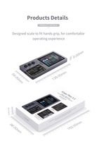 Qianli Cmplete ICopy Plus 2.2 2022 avec 3 cartes, carte de test de batterie LCD avec testeur de batterie LCD / vibrateur pour iPhone