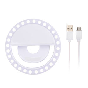 Anneau lumineux LED USB portable pour <span class=keywords><strong>selfie</strong></span>, <span class=keywords><strong>prix</strong></span> abordable, pour améliorer la photographie sur smartphone - Product Image 3