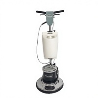 Nettoyeur de sols manuel multifonction 1,5 CV 17 pouces avec brosse pour nettoyage à l'acide et décapage
