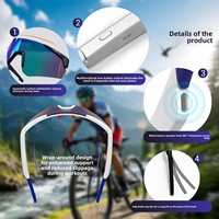 Lunettes Intelligentes NX F4 : Traduction IA, Contrôle Tactile, Idéales pour le Sport et le Cyclisme en Extérieur