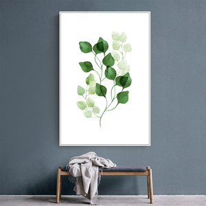 Foglie verdi <span class=keywords><strong>Poster</strong></span> su tela senza cornice soggiorno parete Home Art Decor pittura a olio su tela <span class=keywords><strong>Poster</strong></span> <span class=keywords><strong>e</strong></span> <span class=keywords><strong>stampe</strong></span> Art Pictur - Product Image 5