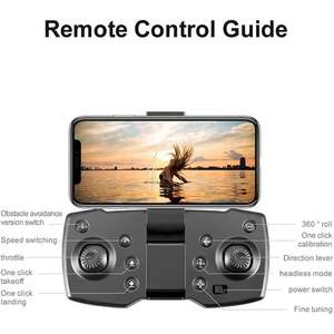 Dron AUHIFVAX V88 8K HD con Cámara Dual, GPS, Giroscopio de 6 Ejes, Construcción de Plástico, Control Remoto y Accesorios para Fotografía Aérea - Product Image 5