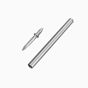 Vis en acier à double extrémité pour finition de carrelage, 100 pièces, pointe polie et nette, tige lisse pour fixation sans perçage sur plinthe - Product Image 1