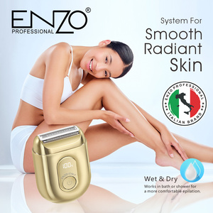 <span class=keywords><strong>ENZO</strong></span> portatile Mini rasoio elettrico in metallo da uomo a ricarica rapida compatto barba rasoio ricaricabile per <span class=keywords><strong>auto</strong></span> a casa e uso alberghiero - Product Image 3
