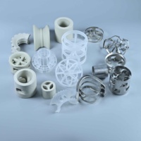 PVC PP PVDF Form Kunststoff Pall Ring für Tower Random Packing Langlebige und effiziente Material modellierung