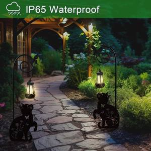 <span class=keywords><strong>Outdoor</strong></span> Solar LED-Leuchten Einzigartige Metall <span class=keywords><strong>Cat</strong></span> Stake dekorative schwarze Katzen Rasen Ornamente für Garten IP65 <span class=keywords><strong>Outdoor</strong></span> dekorative Geschenke - Product Image 5