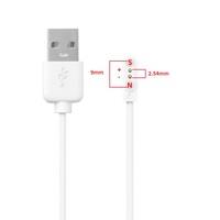 60cm montre intelligente pour enfants câble de chargeur USB câble de charge d'alimentation câble USB 2Pin 2.54mm espace magnétique 9mm Protection contre les courts-circuits