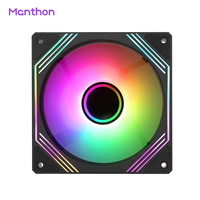 Prix de gros 120MM ventilateur ARGB pour PC de jeu 650-1800 tr/min profil bas refroidisseur de processeur d'air 12V PWM 4Pin ventilateur de boîtier d'ordinateur