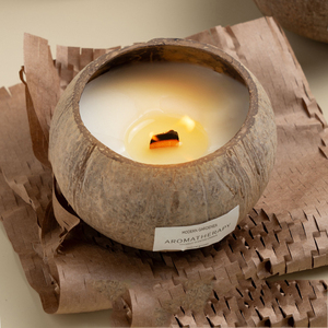 Natural Coconut Shell Aromatherapy <b>Candle</b> Essential Oil Scented <b>Candle</b> Luxury Fragrance <b>Gift</b> For Home Decor - Product Image 2