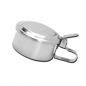 Gobelet à expectorations en acier inoxydable 450 ml, modèle DE-2674, pour hôpital, usage médical et chirurgical, prix abordable, classe 1 - Product Image 5