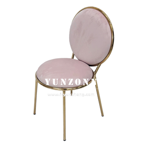 Silla en forma de almejas al por mayor, sillas doradas de acero inoxidable para eventos reales y fiestas, sillas de salón de bodas para eventos de lujo - Product Image 2