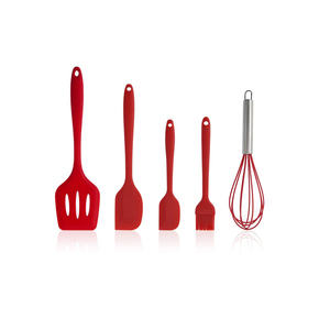 Ensemble de 5 ustensiles de cuisine en silicone - Product Image 1