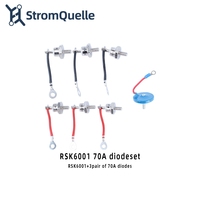 RSK6001 70A Alternateur Accessoires Générateur Diode Redresseur Kit avec Varistance Pont Redresseur Diode 70A RSK6001