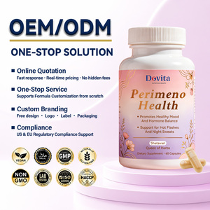 Custom Private Label Perimenopause Support Supplement Capsules for Women Natural Herbal Extract Formula Wholesale Bulk B2B - Product Image 1