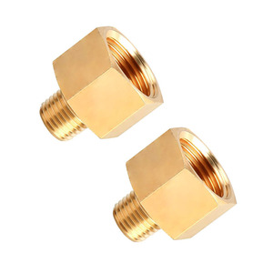1/4 \ "Nam x 1/2 \" nữ NPT để BSP chủ đề Brass Adapter áp suất thấp Brass Ống phù hợp và ỐNg Lót - Product Image 4