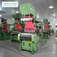 CREDIT OCEAN Machine à tisser à aiguilles électronique informatisée Jacquard, Métier à tisser Jacquard pour bandes étroites, Machine à tisser les bandes Jacquard
