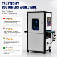 Nouvelle machine de polissage de métaux à haute précision, machine de meulage automatique de tôles en acier inoxydable, système abrasif de finition des métaux