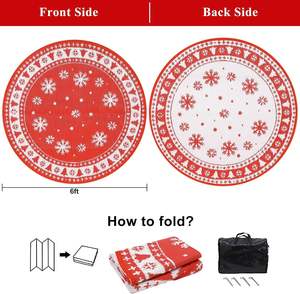 พรมปูพื้นกันน้ำแบบทอ กลับด้านได้ ไม่ลื่น สำหรับตกแต่งทางเข้า ใช้งานกลางแจ้ง ซักได้ ผลิตจากวัสดุ PP ใช้ได้ทุกฤดู เหมาะสำหรับการเดินทาง แคมป์ปิ้ง ปิกนิก และชายหาด - Product Image 5