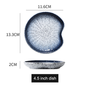 Plato <span class=keywords><strong>de</strong></span> porcelana Retro japonesa para postre, melón, semillas, aperitivos, Sushi, 4,5 pulgadas, venta al por mayor - Product Image 6