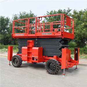 รถยกแบบกรรไกรติดตั้งบนรถตีนตะขาบ ประสิทธิภาพสูง หมุนรอบตัวได้โดยไม่ต้องใช้พื้นที่ภายในที่จำกัด - Product Image 5