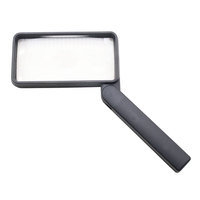 2.5X 8X Dual Lenses 50x100 Big Foldable Handheld ABS+Glass Reading Magnifiers