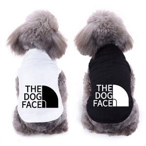 夏の新しいスタイルのファッション高級デザイナーペット服犬の顔子犬犬の<span class=keywords><strong>T</strong></span>シャツ - Product Image 4