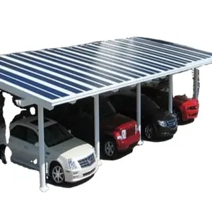 Fabrika prefabrik Metal otomobil sundurması küçük araba garaj Metal garaj yapı kiti fotovoltaik garaj
