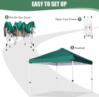 Gazebo Pop-Up Imperméable Sur Mesure pour Jardin et Terrasse avec Structure Robuste Thermolaquée