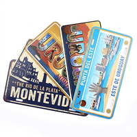 Plaque de réfrigérateur personnalisée Route 66, forme rectangulaire, noir et blanc, en aluminium, style rétro, souvenir de station-service américaine, cadeau de mariage