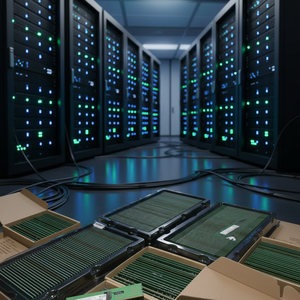 P43334-B21 128GB 4800MT/s PC5-38400 CL42 ECC Registered Quad Rank X4 1.1V DDR5 SDRAM 288-Pin RDIMM Kit de Memoria Inteligente - Product Image 1