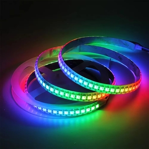 Tira de LED <span class=keywords><strong>Ws2812b</strong></span>, Efecto de Carrera de Caballos, Flujo de Agua, 5050 RGB, <span class=keywords><strong>5V</strong></span>, 30/60/144 Píxeles, Tira de Luz LED de Color direccionable <span class=keywords><strong>Ws2812b</strong></span> - Product Image 6