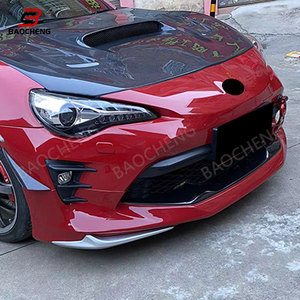 ชุดคิทกันชนหน้าสำหรับ2017ชิ้นส่วนรถยนต์ดัดแปลงด้วยขอบพลาสติกด้านหน้าวัสดุ ABS สำหรับ Toyota GT86 PP - Product Image 4