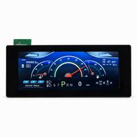 Layar Panel Sentuh Kapasitif TFT 10,25 Inci untuk Panel Instrumen Bus Komersial, Resolusi 1290x720, Kecerahan Tinggi, 16,7 Juta Warna, Lebar