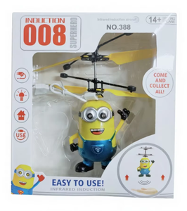 Helicóptero de Control Remoto con Inducción, Resistente a Colisiones y Caídas, con Suspensión de Aire, Diseño de Minions - Product Image 2