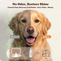 Brosse à vapeur électrique 2026 pour chien, anti-chute de poils [Nettoyage automatique, respectueuse de la peau, 1*Shampooing, étanche IPX7] Outil de toilettage professionnel pour chiens