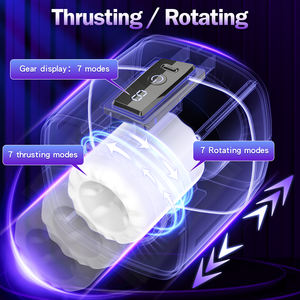 Robot de Calor con Vibración Automática, Juguete Sexual con Vagina Realista, Masturbador Masculino con Soporte para Teléfono, Producto para <span class=keywords><strong>Sexo</strong></span> Seguro - Product Image 3
