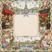 Tapis de Mahjong Paris Riverside Cafe Tour Eiffel, Tapis de Table pour Jeu de Mahjong Américain