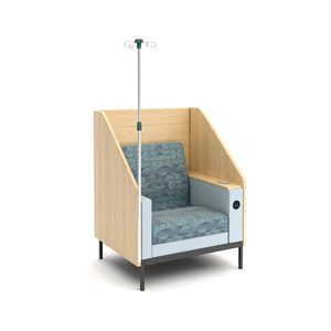 Silla de Infusión Plegable Moderna con Respaldo Alto para Hospital, Silla Médica de Tela para Diálisis y Donación de Sangre - Product Image 4