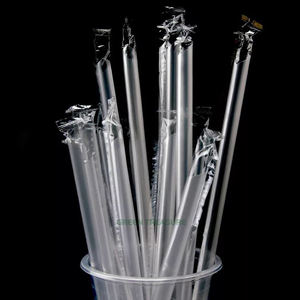 Fitur stok sekali pakai sedotan minum teleskopik bahan aman makanan PP plastik dan sedotan ramping lurus - Product Image 6