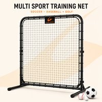 Rebondisseur multi-sports avec structure en acier pour l'entraînement au football, au baseball, au golf et aux réactions