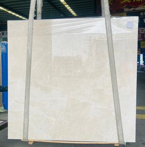 Carrelages de sol d'intérieur de villa Décoration de sol en marbre naturel beige Production personnalisée à guichet unique Carrelages beige d'intérieur en marbre - Product Image 4